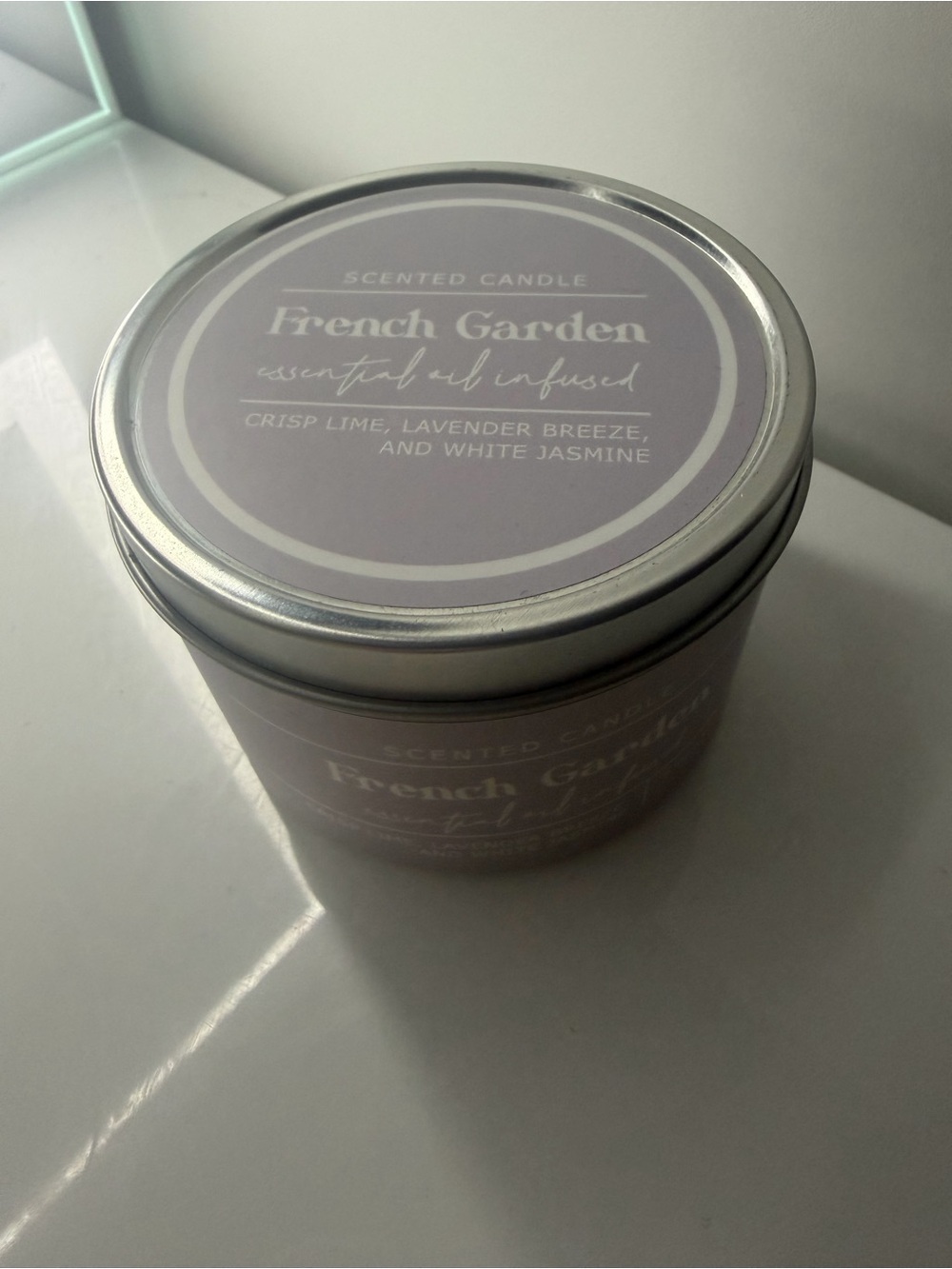 French Garden Scented Candle - Lavender (Tin)